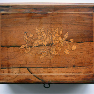 French Mahogany Jewelry Box