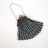 black and white flapper purse, art deco 1920, Beaded antique purse